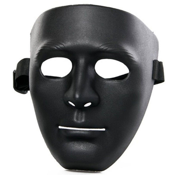 Blank Plastic Mask - Black